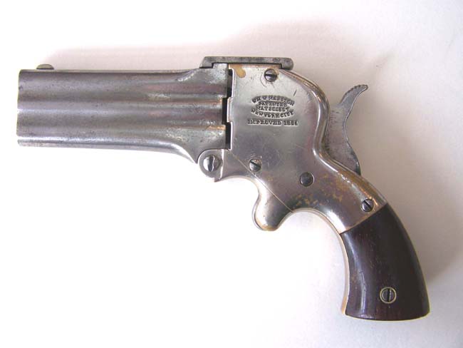 A William W. Marston "Three-Barrel" .32 cal Deringer circa 1865